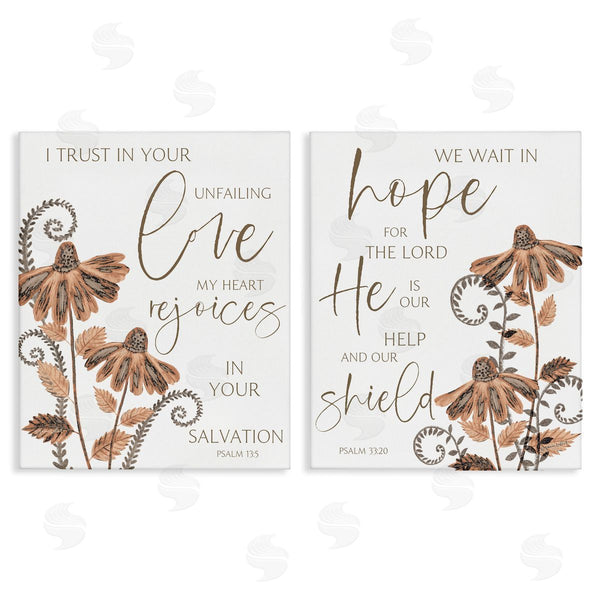 stupell industries Annie LaPoint | Spiritual Faith Proverbs with Flowers