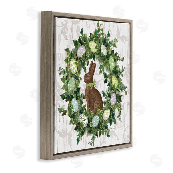 Stupell Industries Annie LaPoint | Spring Easter Egg Wreath Wall Art