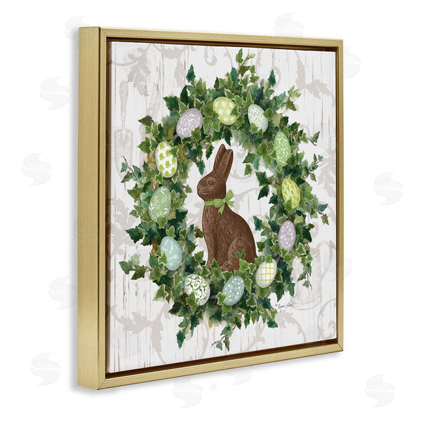 Stupell Industries Annie LaPoint | Spring Easter Egg Wreath Wall Art