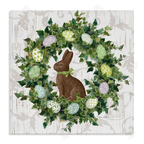stupell industries Annie LaPoint | Spring Easter Egg Wreath Wall Art