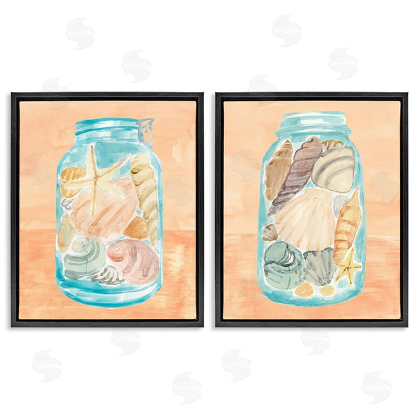 Stupell Industries Annie Warren | Beach Shells In Jar Painting Wall Art