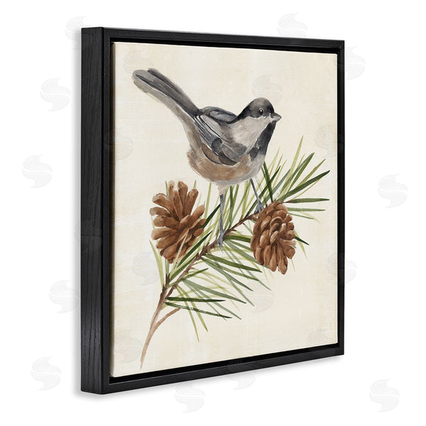 Stupell Industries Annie Warren | Bird Perched On Pine Wall Art
