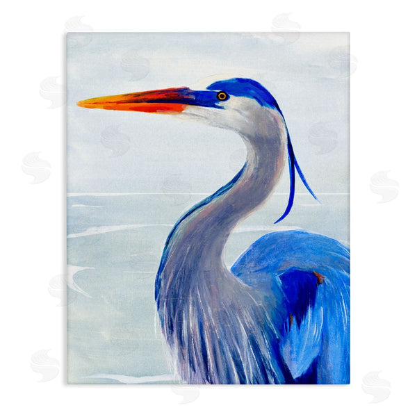 stupell industries Annie Warren | Blue Heron Coastal Portrait