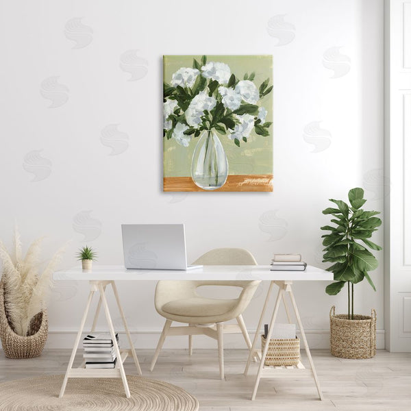 Stupell Industries Annie Warren | Casual White Floral Arrangement Bouquet Still Life Wall Art
