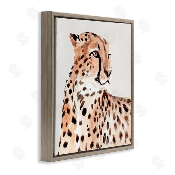 Stupell Industries Annie Warren | Cheetah Wildlife Portrait Wall Art