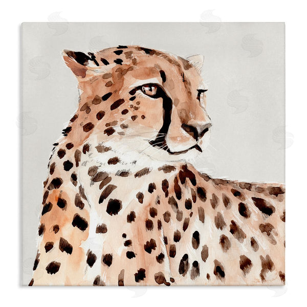 stupell industries Annie Warren | Cheetah Wildlife Portrait Wall Art