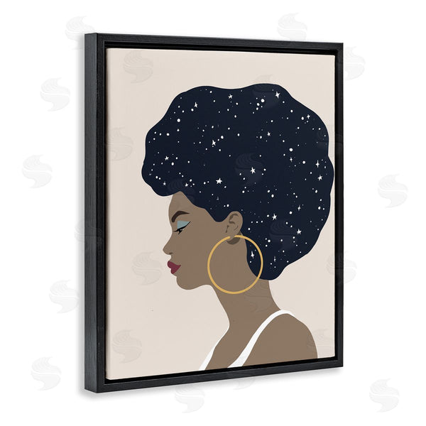 Stupell Industries Annie Warren | Constellation Hair Glam Female Astrological Stars