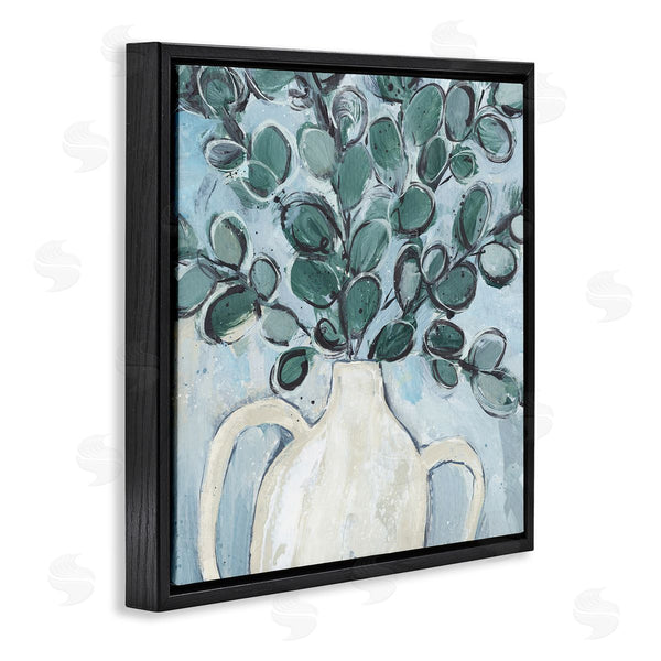 Stupell Industries Annie Warren | Contemporary Eucalyptus Herb Plant Vase Wall Art