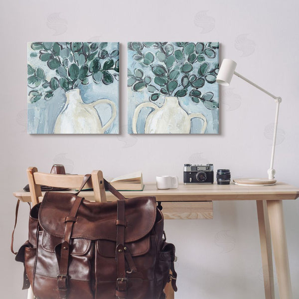 Stupell Industries Annie Warren | Contemporary Eucalyptus Herb Vase Wall Art