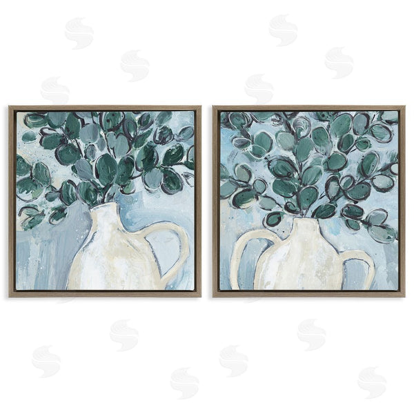 Stupell Industries Annie Warren | Contemporary Eucalyptus Herb Vase Wall Art