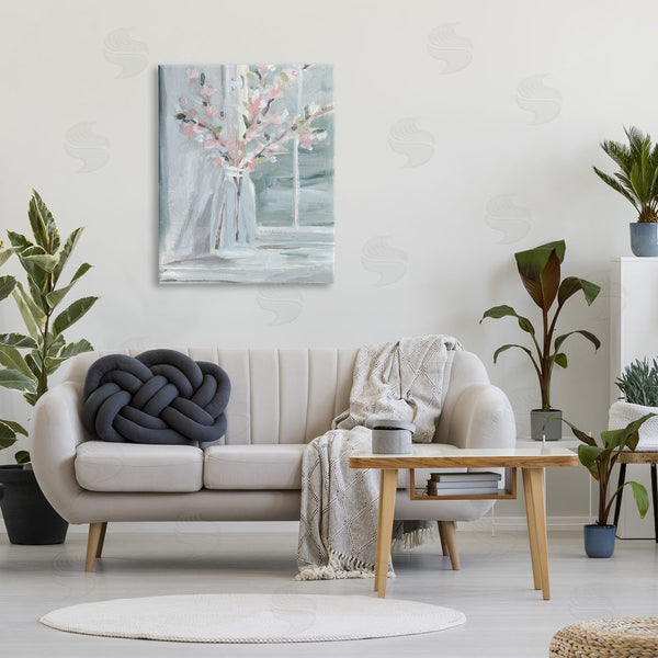 Stupell Industries Annie Warren | Contemporary Window Sill Flower Bouquet Abstract Still Life Wall Art