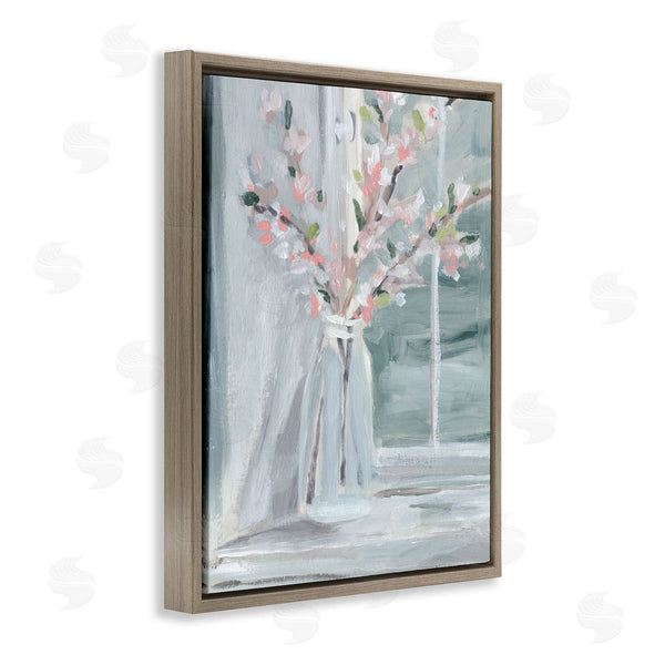 Stupell Industries Annie Warren | Contemporary Window Sill Flower Bouquet Abstract Still Life Wall Art