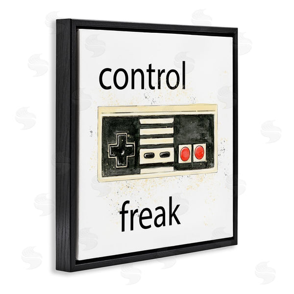 Stupell Industries Annie Warren | Control Freak Vintage Gamer Wall Art