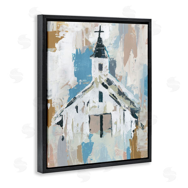 Stupell Industries Annie Warren | Distressed Country Church Abstract