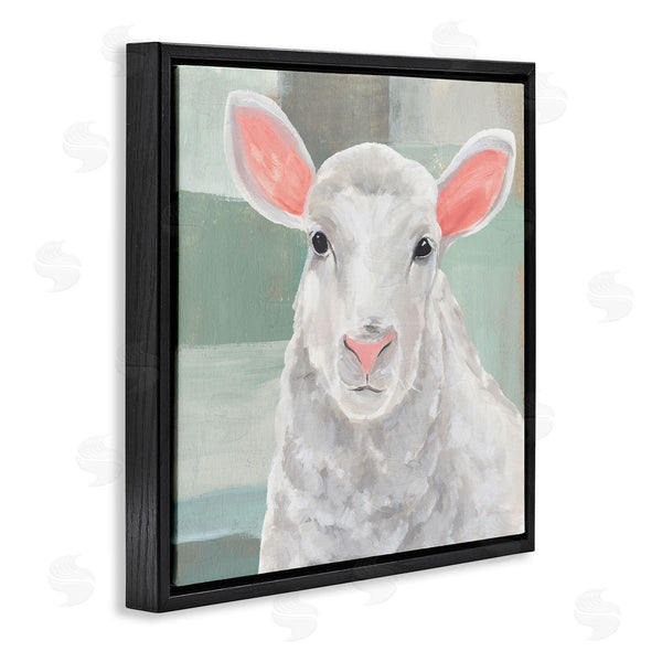 Stupell Industries Annie Warren | Happy Lamb Portrait Wall Art