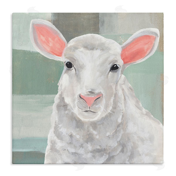 stupell industries Annie Warren | Happy Lamb Portrait Wall Art