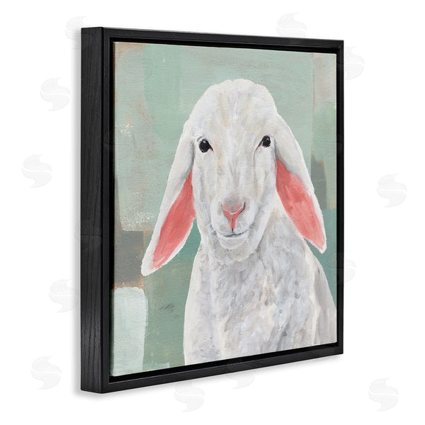 Stupell Industries Annie Warren | Happy Sheep Portrait Wall Art