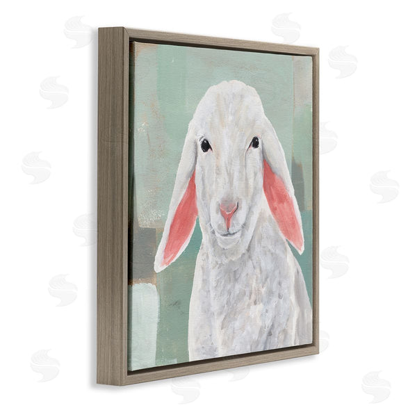 Stupell Industries Annie Warren | Happy Sheep Portrait Wall Art