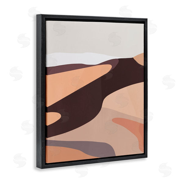 Stupell Industries Annie Warren | Modern Desert Dune Abstraction Terracotta Sand Waves Wall Art