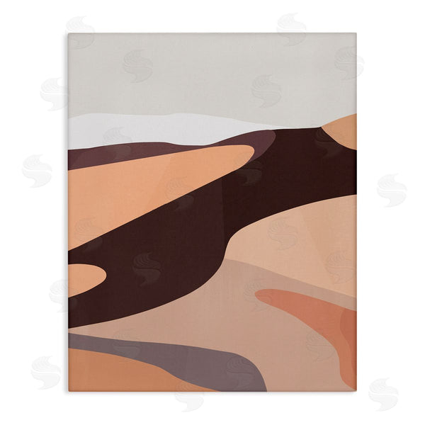 stupell industries Annie Warren | Modern Desert Dune Abstraction Terracotta Sand Waves Wall Art