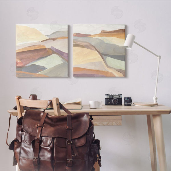 Stupell Industries Annie Warren | Mountain Hill Movements Abstract Peaks Wall Art