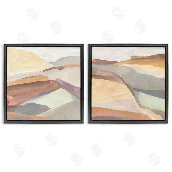Stupell Industries Annie Warren | Mountain Hill Movements Abstract Peaks Wall Art