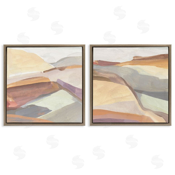 Stupell Industries Annie Warren | Mountain Hill Movements Abstract Peaks Wall Art
