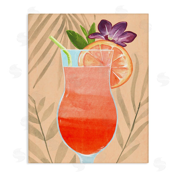 stupell industries Annie Warren | Plant Patterned Cocktail Wall Art