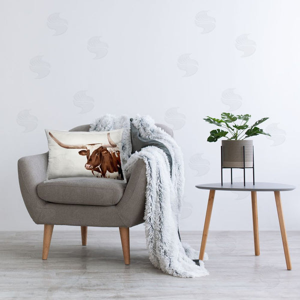 Stupell Industries Annie Warren | Simple Longhorn Cow