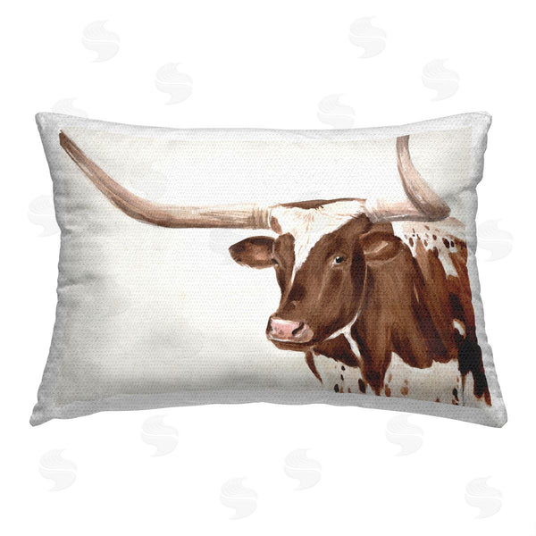 Stupell Industries Annie Warren | Simple Longhorn Cow
