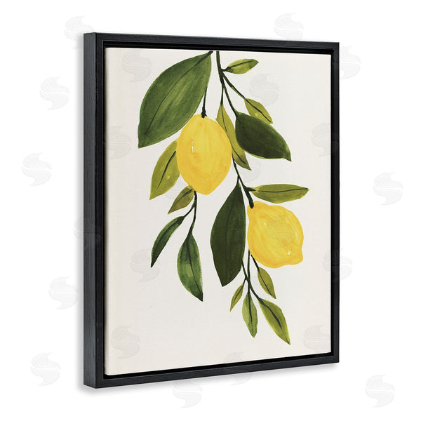 Stupell Industries Annie Warren | Simple Yellow Country Lemon Leaf Wall Art