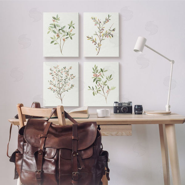Stupell Industries Annie Warren | Soft Farmhouse Botanicals Charming Wild Foliage Wall Art