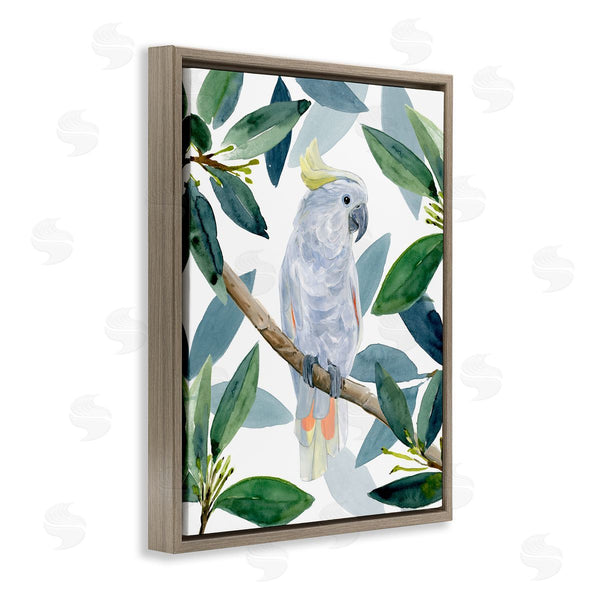 Stupell Industries Annie Warren | Tropical Cockatoo & Greenery