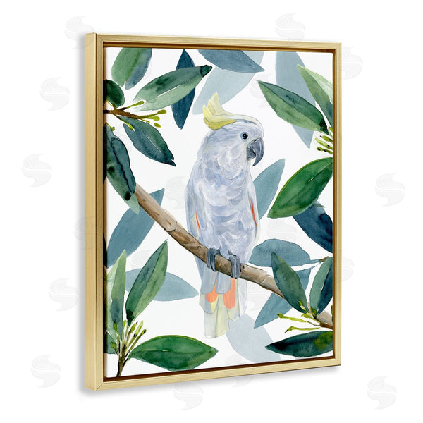 Stupell Industries Annie Warren | Tropical Cockatoo & Greenery