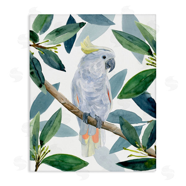 stupell industries Annie Warren | Tropical Cockatoo & Greenery