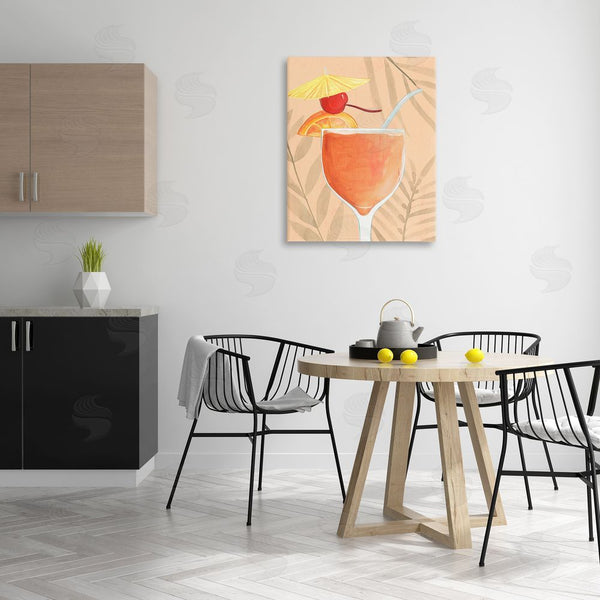 Stupell Industries Annie Warren | Tropical Cocktail With Fruit Wall Art