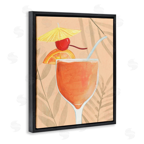 Stupell Industries Annie Warren | Tropical Cocktail With Fruit Wall Art