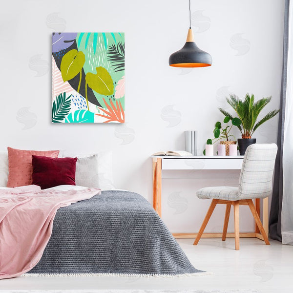 Stupell Industries Annie Warren | Tropical Leaf Pattern Wall Art