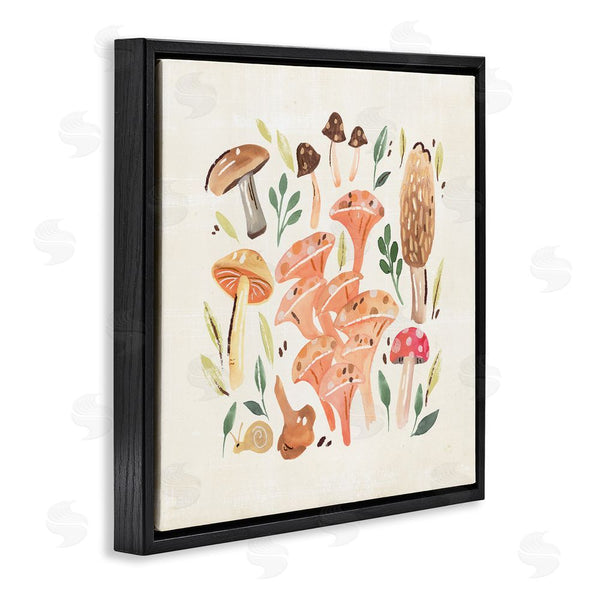 Stupell Industries Annie Warren | Varied Mushrooms & Snail Wall Art