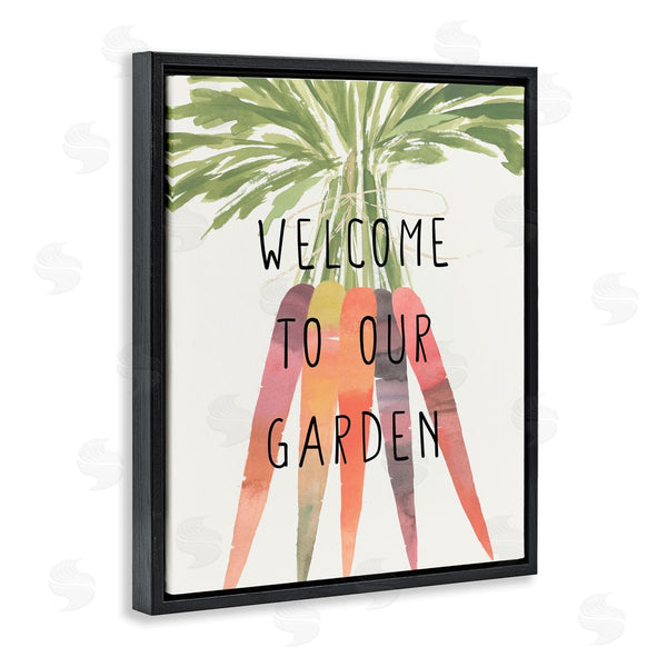 Stupell Industries Annie Warren | Welcome Garden With Carrots