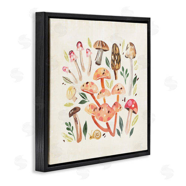 Stupell Industries Annie Warren | Whimsical Mushrooms & Snail Wall Art