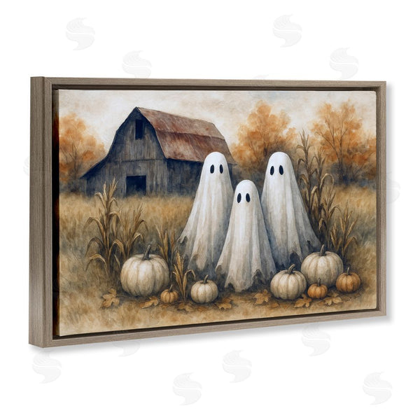 Stupell Industries Antony Smith | Ghost Trio On Pumpkin Farm Wall Art