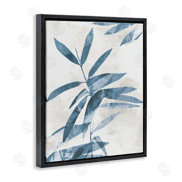 Stupell Industries Aoibhne Hogan | Blue Twilight Palm Leaves