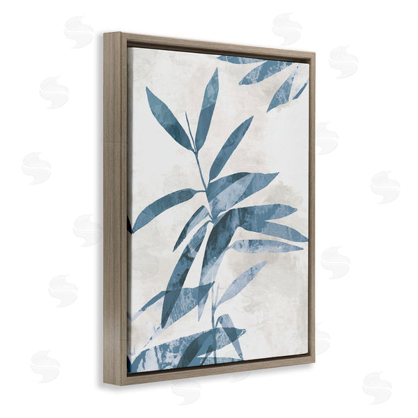 Stupell Industries Aoibhne Hogan | Blue Twilight Palm Leaves