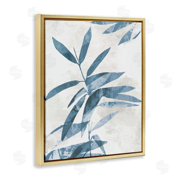 Stupell Industries Aoibhne Hogan | Blue Twilight Palm Leaves