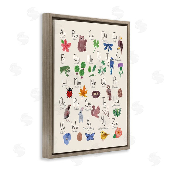 Stupell Industries Aralma | Animal Alphabet On Beige Wall Art