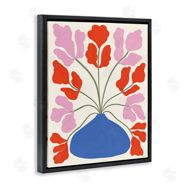 Stupell Industries Aralma | Bold Symmetrical Flower Pot Wall Art