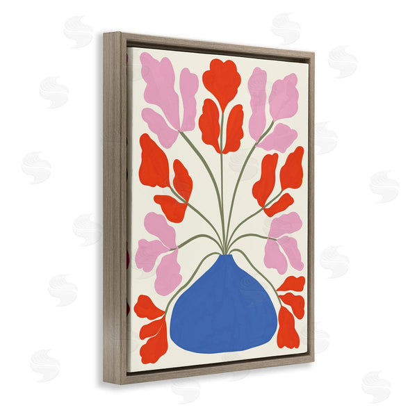 Stupell Industries Aralma | Bold Symmetrical Flower Pot Wall Art