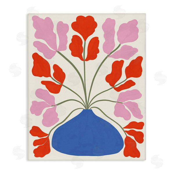 stupell industries Aralma | Bold Symmetrical Flower Pot Wall Art