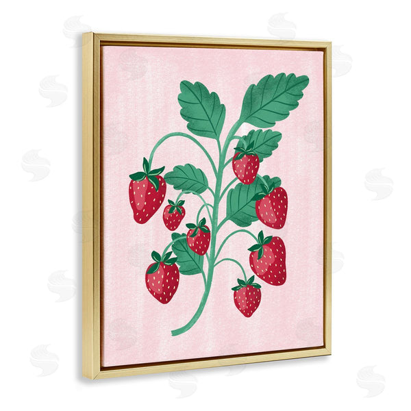 Stupell Industries Aralma | Fresh Strawberries Branch